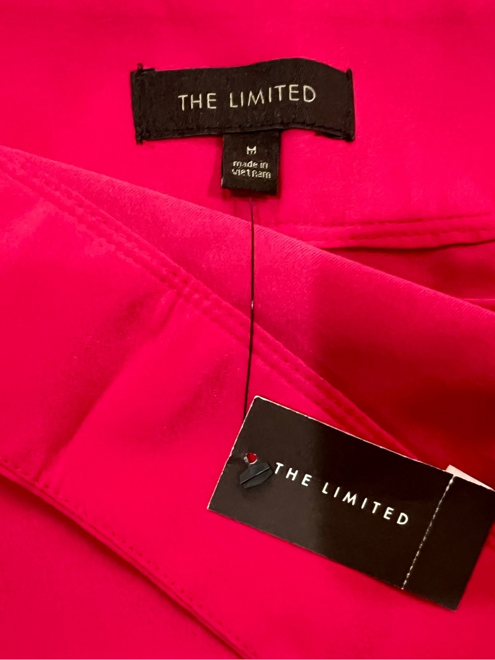 The Limited Hot Pink Bermuda High Low Skirt